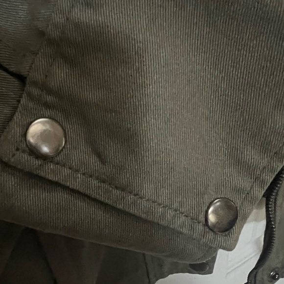 Sheryl Crow Designer Army/Military Green Jacket withh Embroidery 100% Cotton - Picture 16 of 16